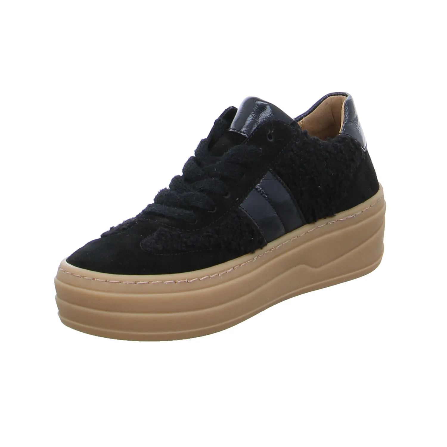 GABOR Sneaker Schwarz Leder