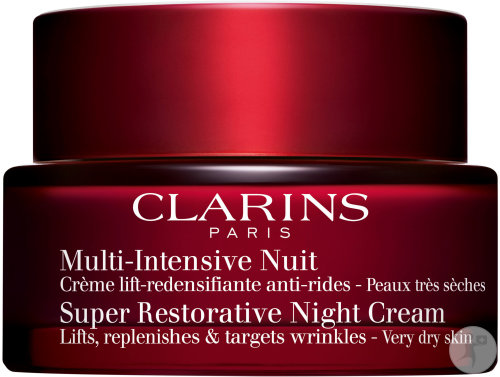 Clarins Multi-Intensive Nuit Crème Lift-Repulpante Anti-Rides Peaux Très Sèches Pot 50ml