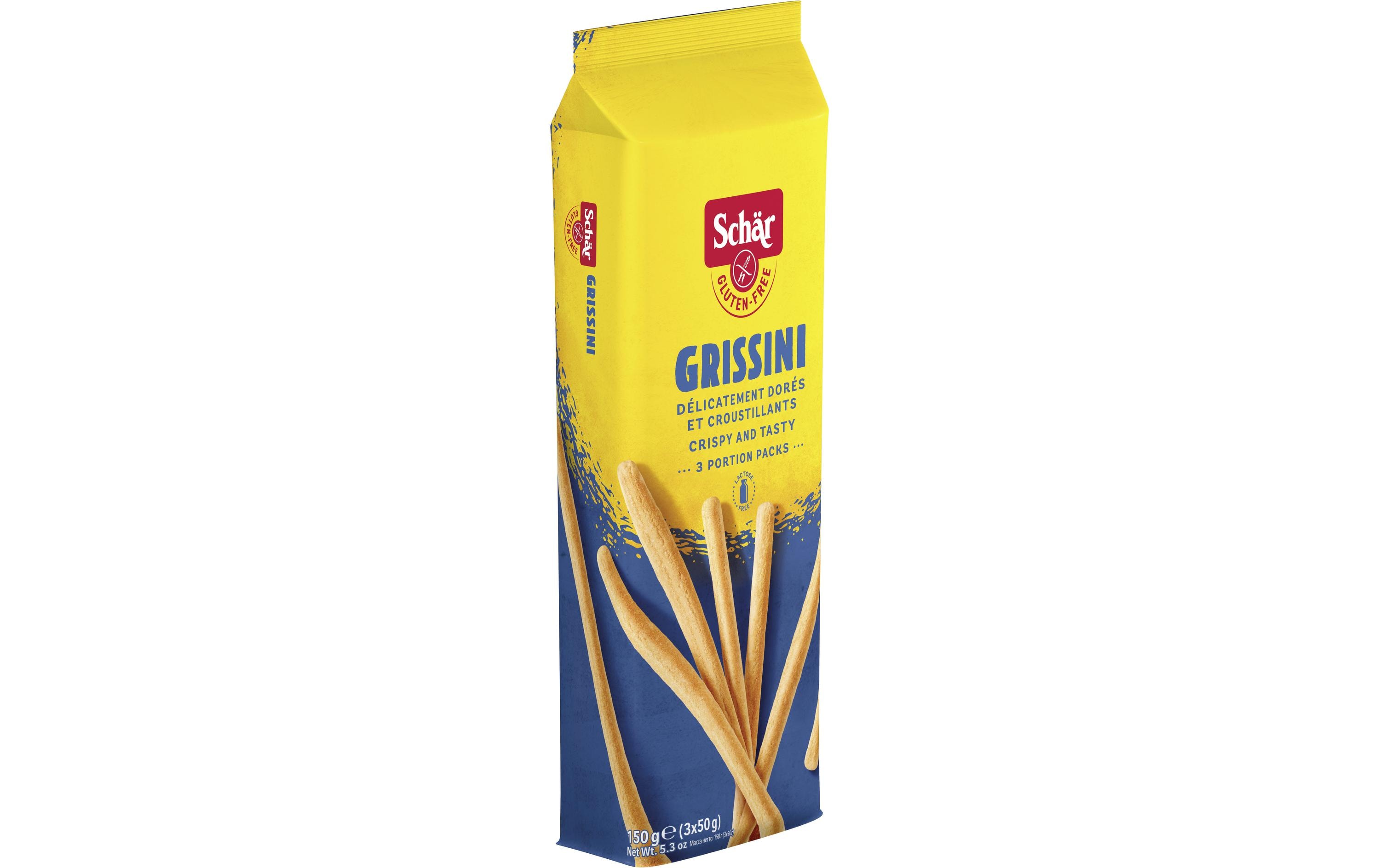 Apéro Grissini glutenfrei 150 gLange knusprige Brotstäbchen