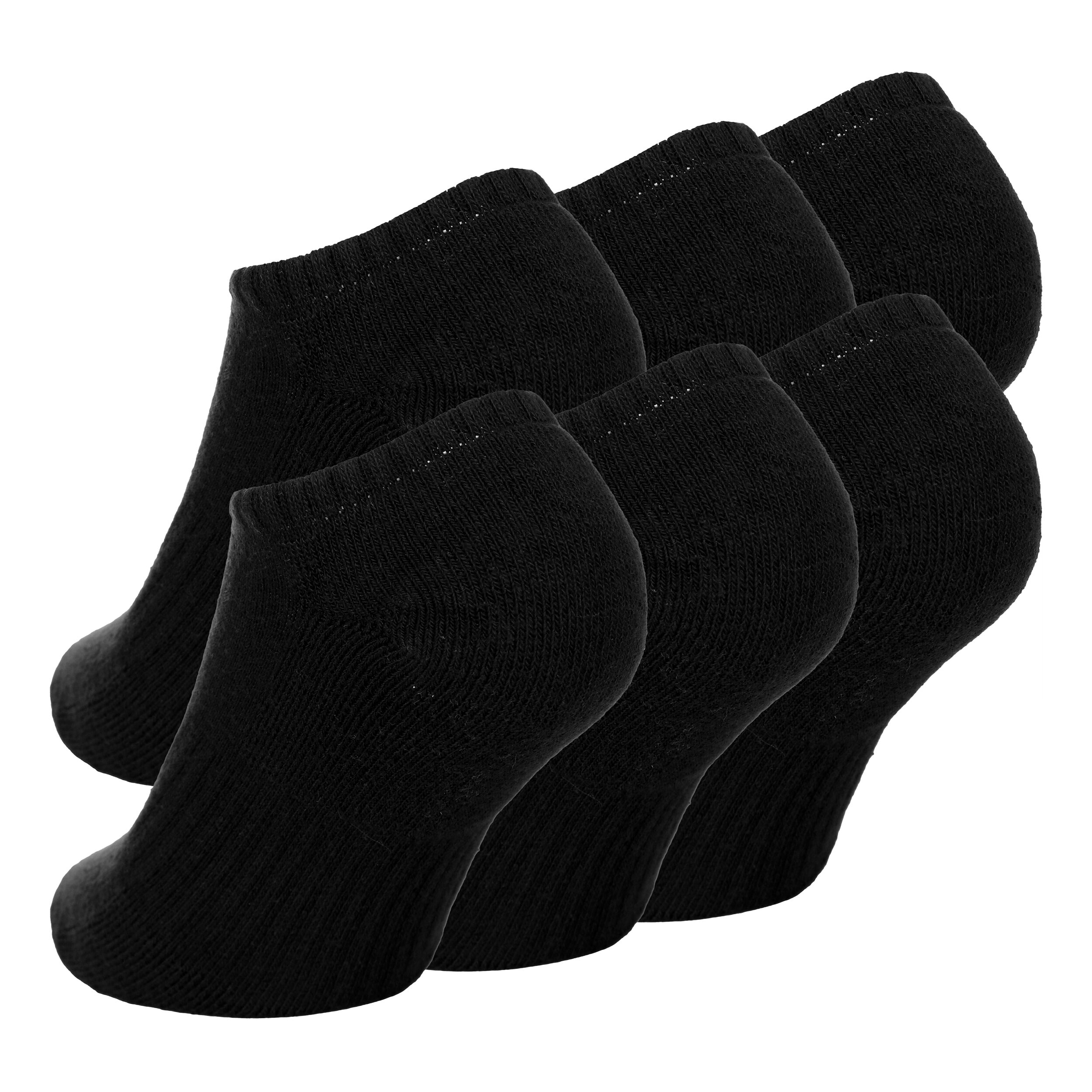 Nike Everyday No-Show Chaussettes De Tennis Pack De 6 - Noir , Blanc