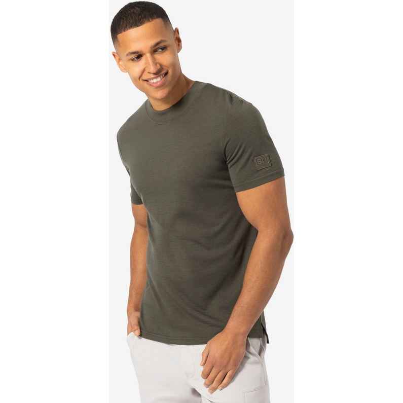 Super.Natural Herren Casual Rib Bio J T-Shirt