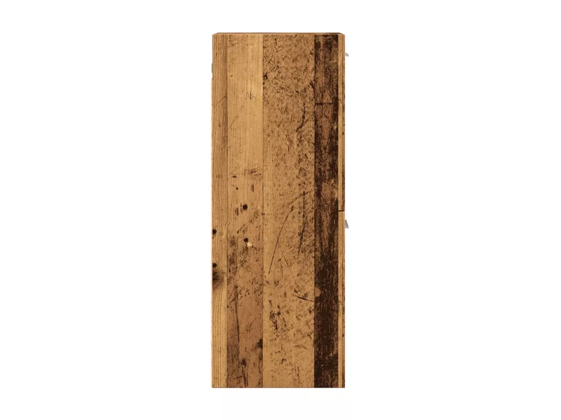 Armoire de salle de bain suspendue vieux bois bois d'ingénierie