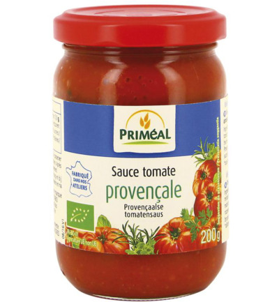 Priméal Tomatensaus Provencaalse Stijl Bio (200 gr)