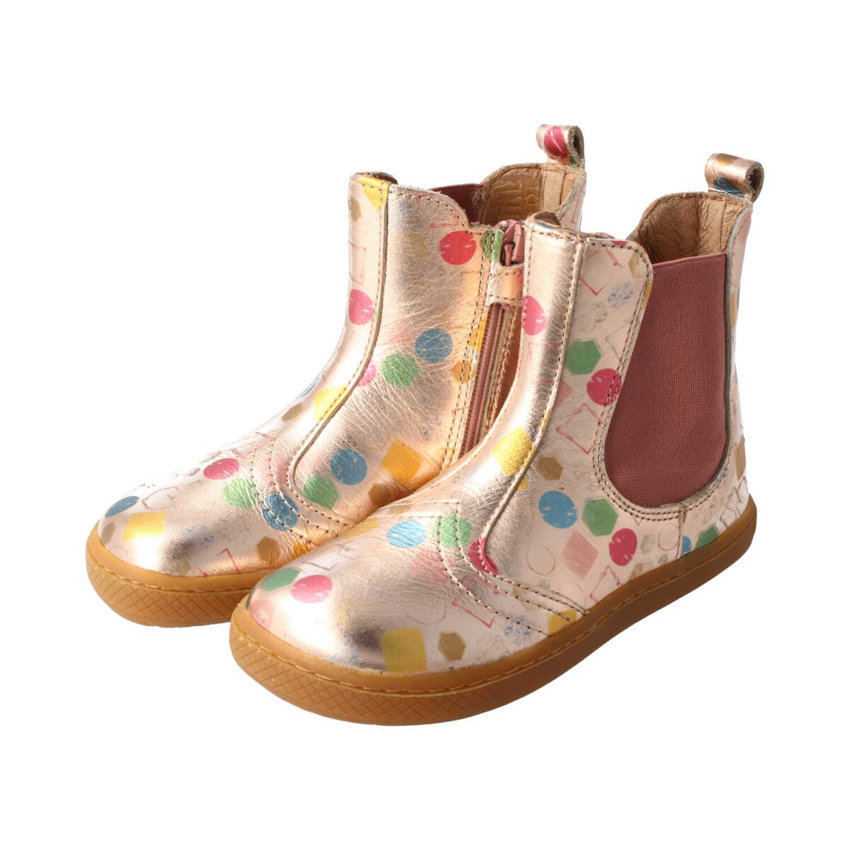 ML4110-66 multi. rose CHELSEA-CITY nappa leather zipper Weite/M