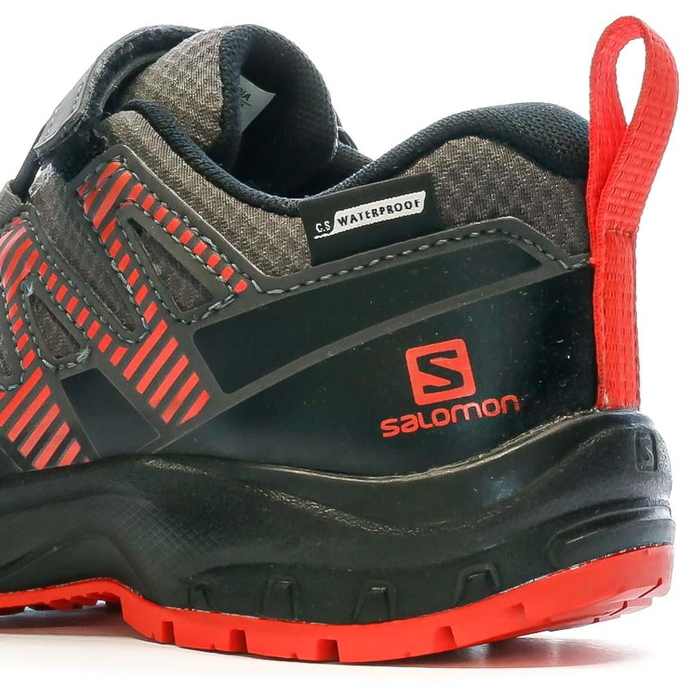 Salomon Baskets Grise/Rouge Garçon Salomon Xa Pro V8