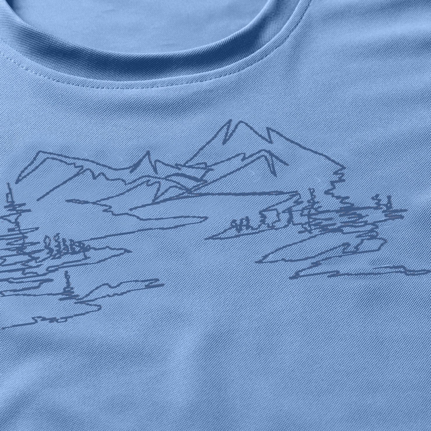 Maier Sports Wilma Print T-Shirt Damen san francisco bay