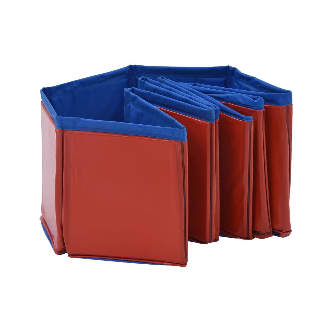 VidaXL Hunde-Pool rot 80 cm, 20 cm