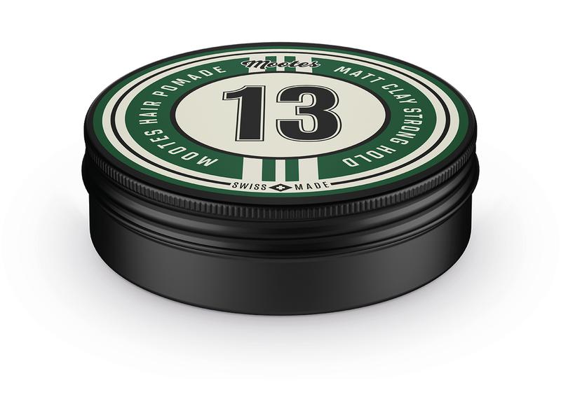 Mootes Haarpaste #13 matt 120 g Natürliche Haarpomade für einen festen Halt und einen matten Look