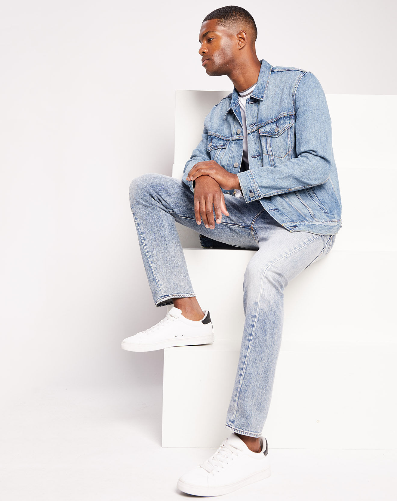 Levi's® Veste en Jean The Trucker bleue