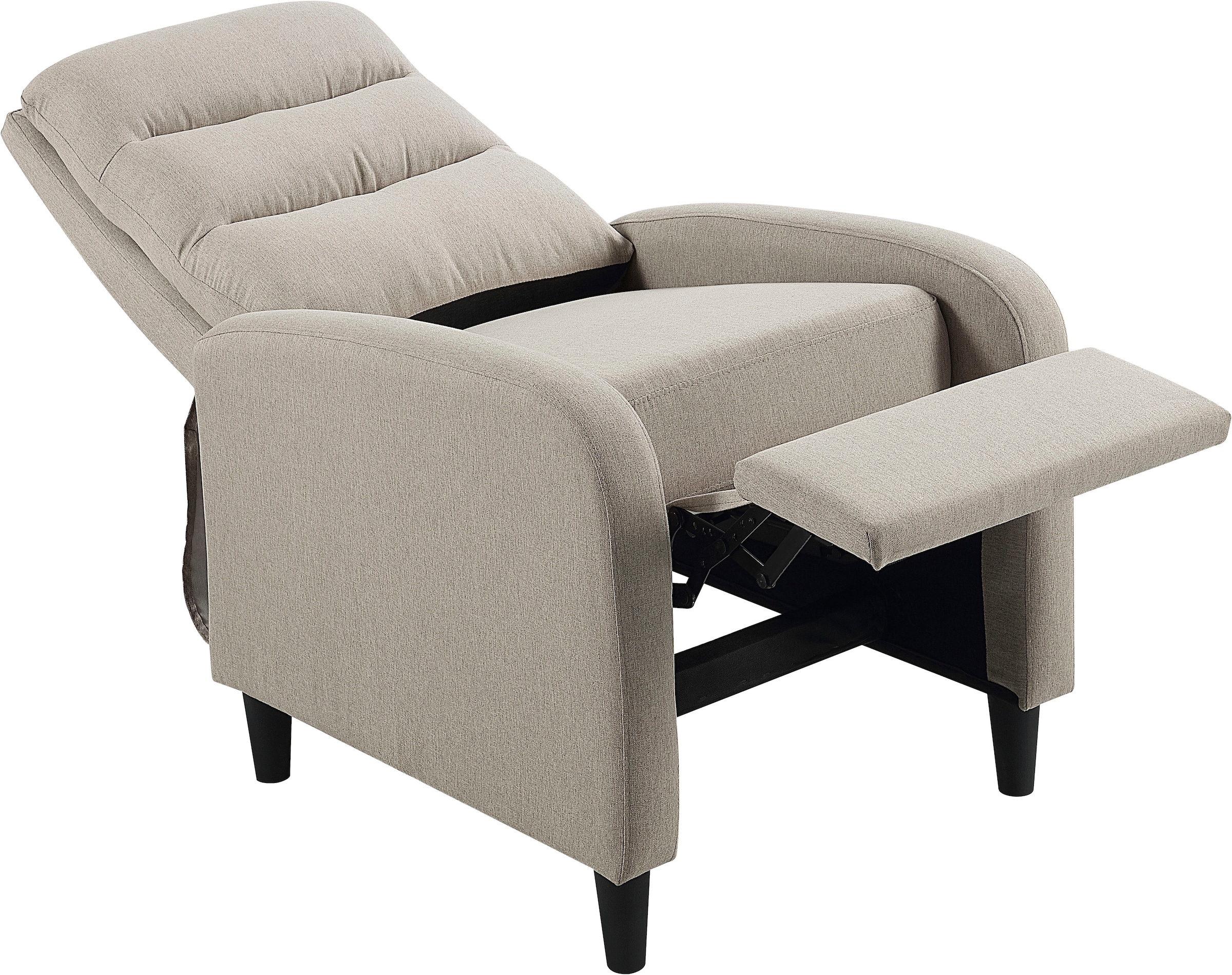 ATLANTIC home collection Relaxsessel »Tiago« mit Körperdruck aktivierbarer Relaxfunktion, Wellenunterfederung