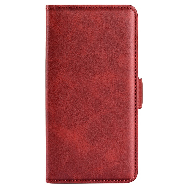 Samsung Galaxy S24 FE Vintage Leder Tasche Flip Cover Fashion Design - Rot