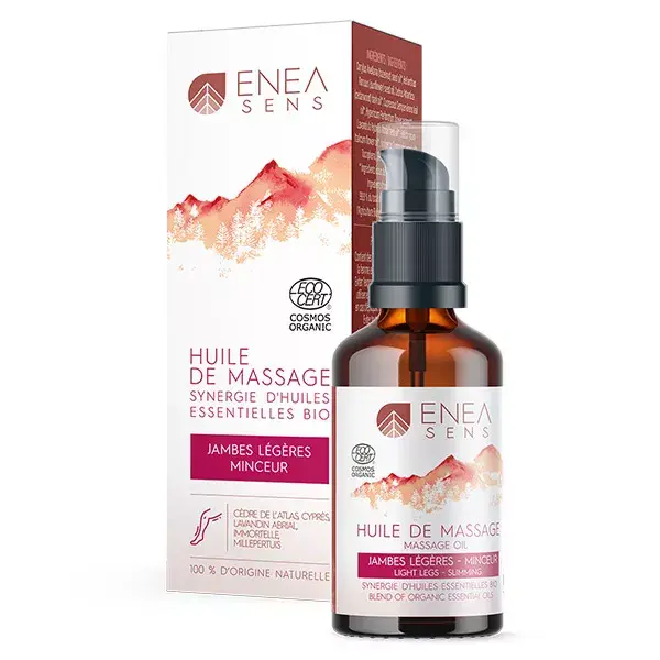 Óleo de Massagem Leve para Pernas Enea Sens - Emagrecedor COSMOS ORGANIC Bio 50 ml