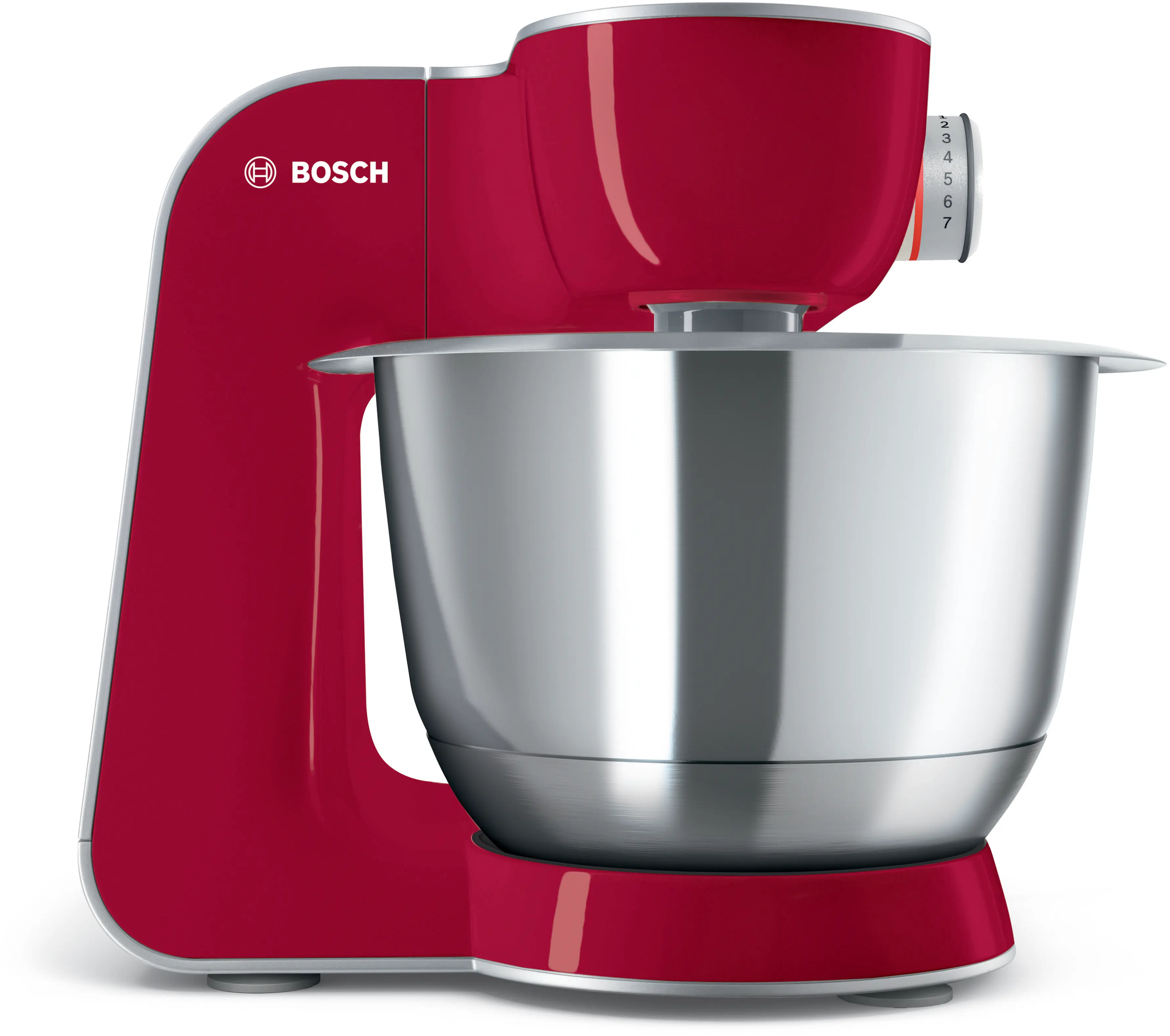 Serie 4 Keukenmachine MUM 5 1000 W Rood, Zilver
