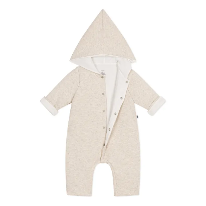 Petit Bateau Combinaison Capuche Maca | Beige