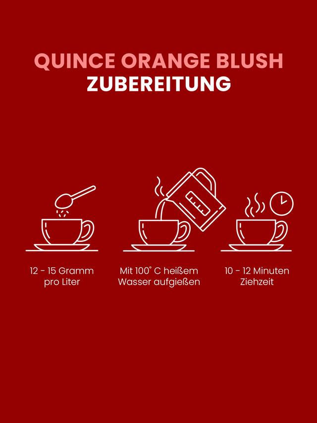 Früchtetee Quitte-Orange-Granatapfel, lose, 100 g