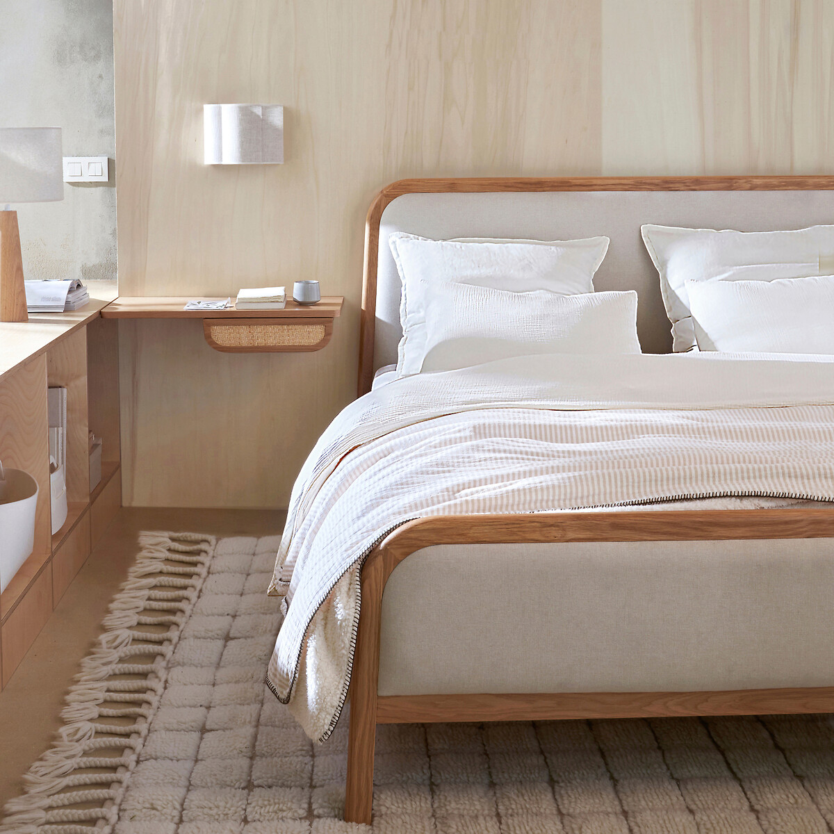 LA REDOUTE INTERIEURS<br>Cama com estrado de ripas, Torleone