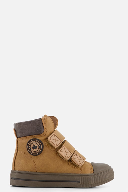Muyters Velcro Sneakers cognac Imitatieleer