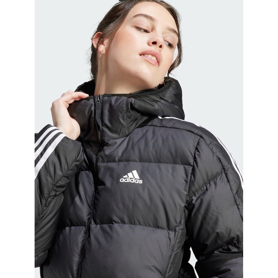 Adidas Doudoune à capuche semi-épaisse Essentials 3-Stripes