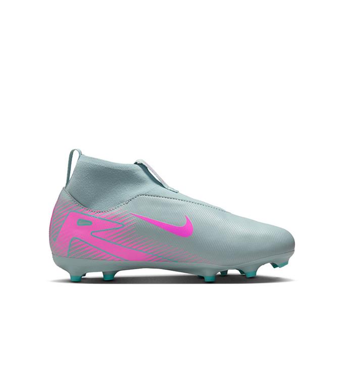 Nike JR ZOOM SUPERFLY 10 ACAD FGMG FQ8304-301 OCEAN-CUBE-PINK-BLAST
