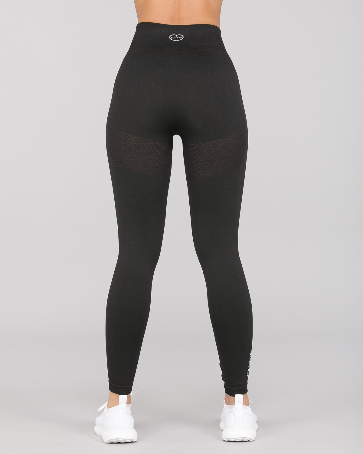 Bumpro Tights Power Up! Black &amp; Green Melange (2-pack)