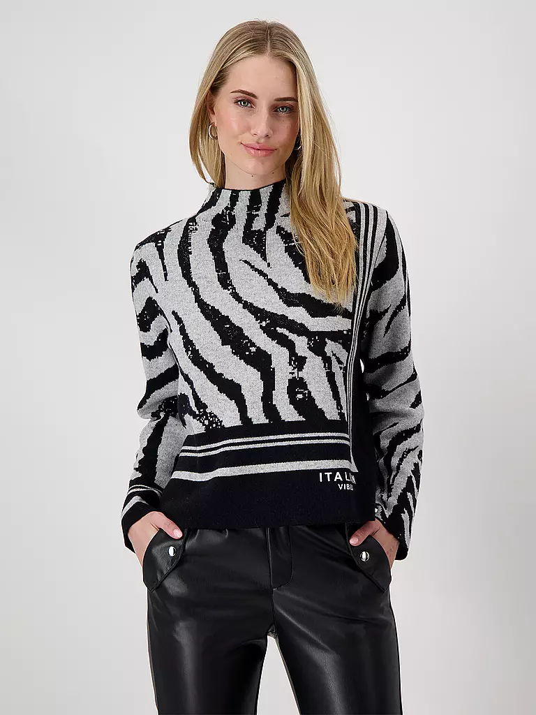MONARI Pullover schwarz