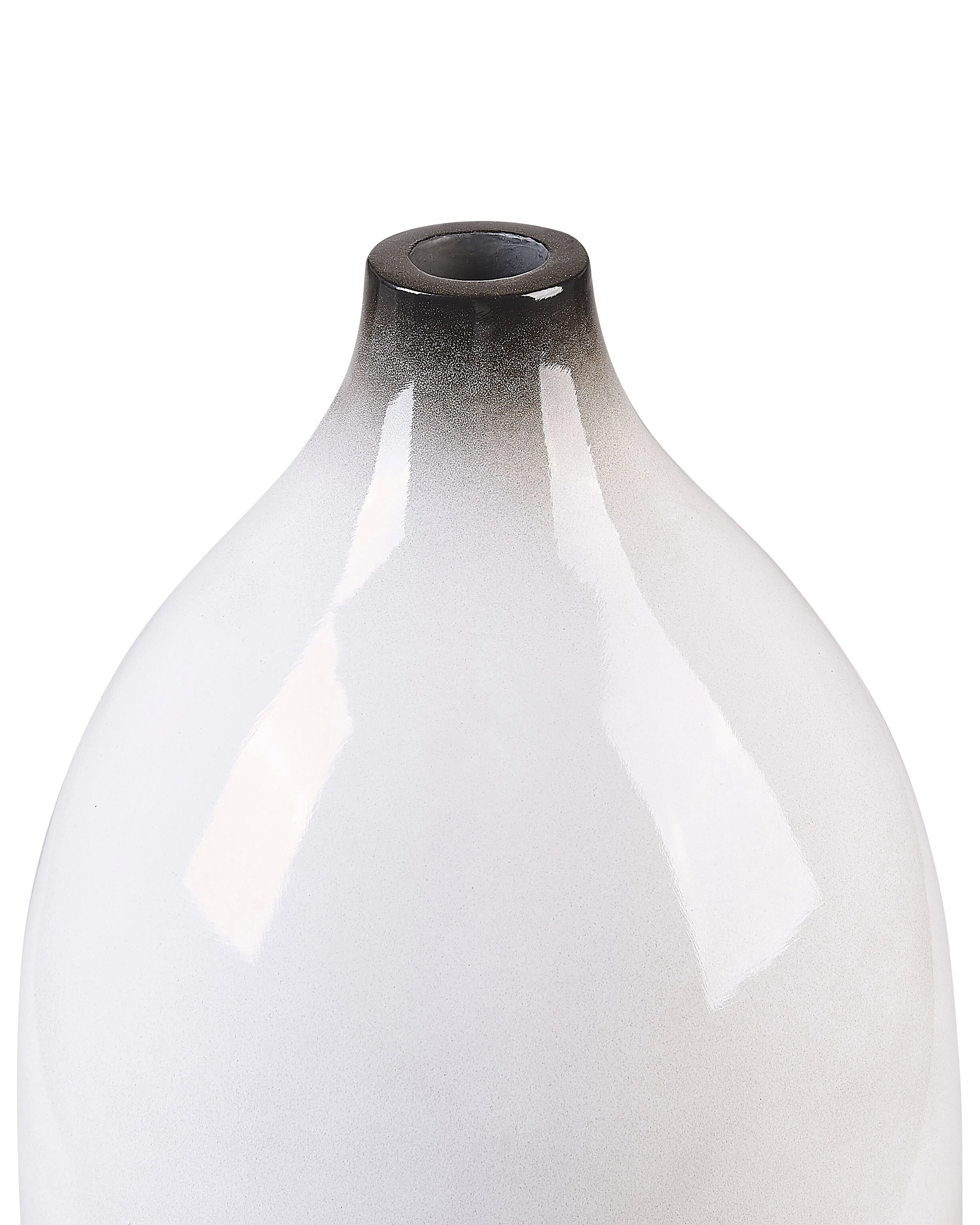 Decoratieve vaas BAEZA Keramiek 46 cm Wit