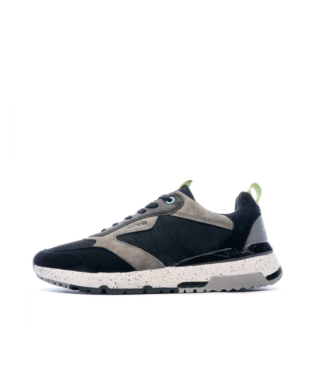 Baskets Noires Homme Schott Ike
