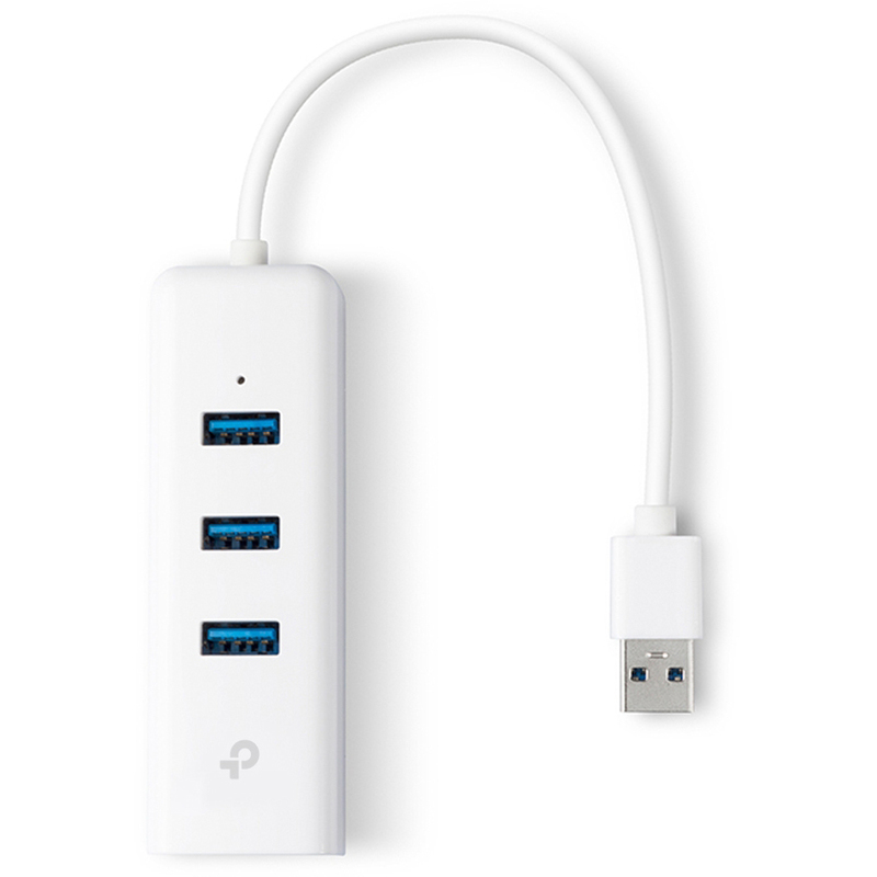 TP-Link UE330 3-Port-USB 3.0-Hub und Gigabit-Ethernet-Adapter
