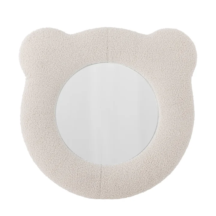 Bloomingville Mini - Baily Wand-Spiegel, Ø 33 cm weiss