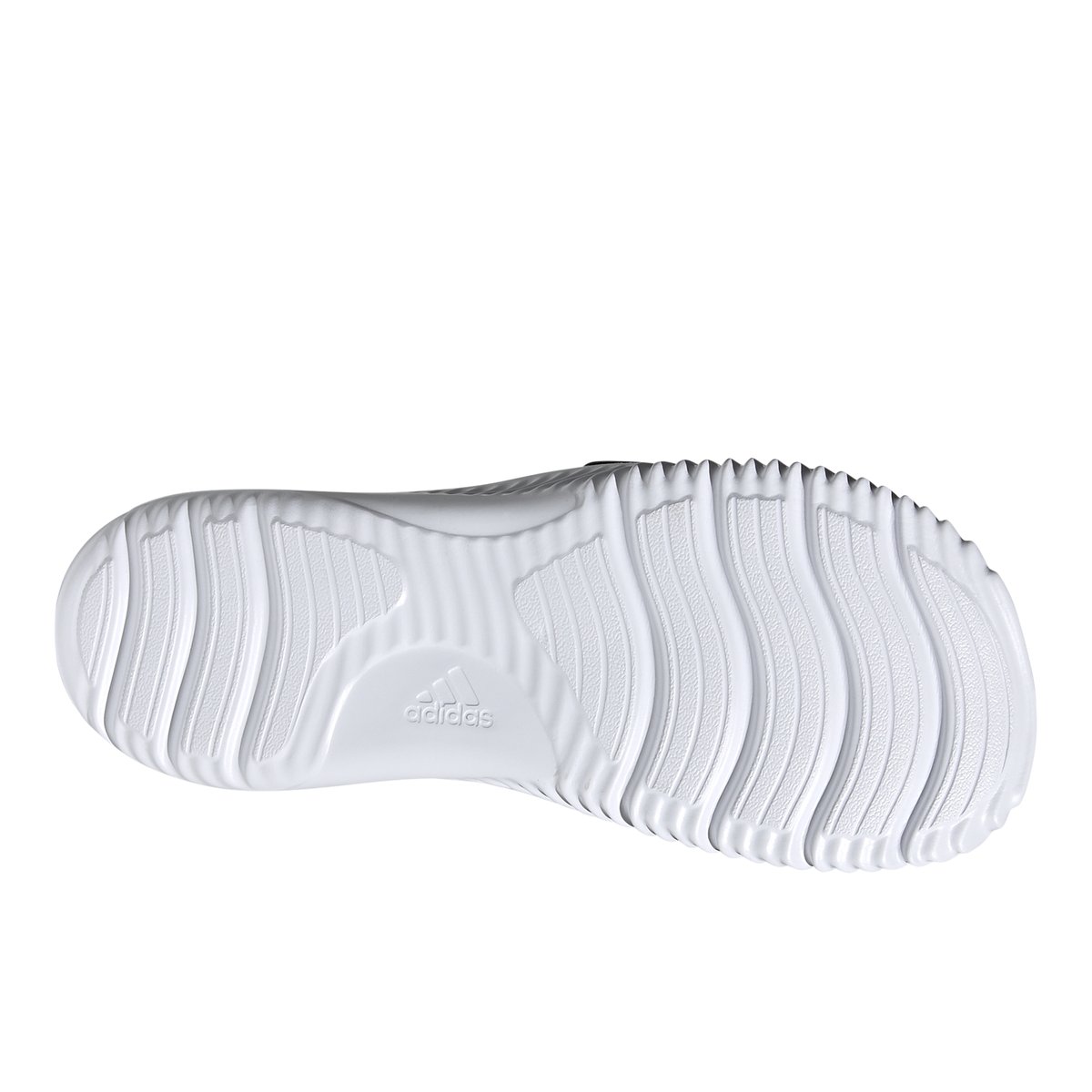 ADIDAS-Alpha_boun-m-Sandales athlétiques à glissière - Talon plat - Noir/Blanc