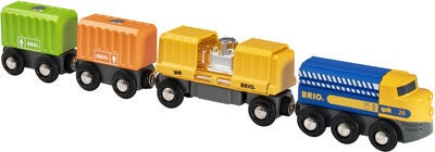 BRIO 33982 Godstog med Tre Vogner