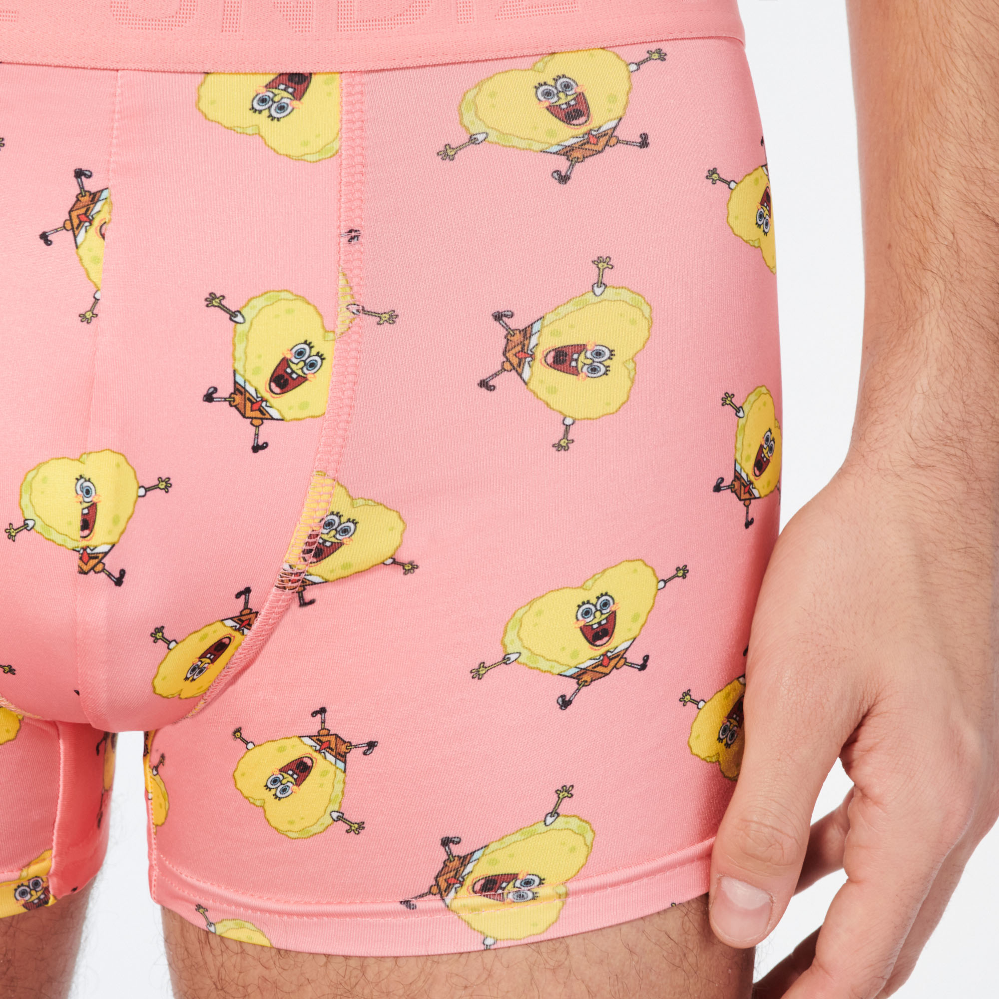 Boxer à motifs Bob l'Eponge en microfibre