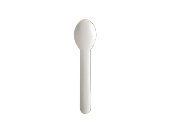 Papstar 88068, Engangsskje (kaffeskje), Papir, Hvit, FSC, 13 cm, 4,8 g