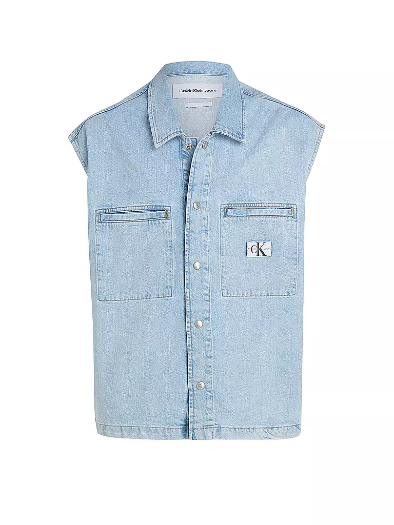 CALVIN KLEIN JEANS Jeanshemd hellblau