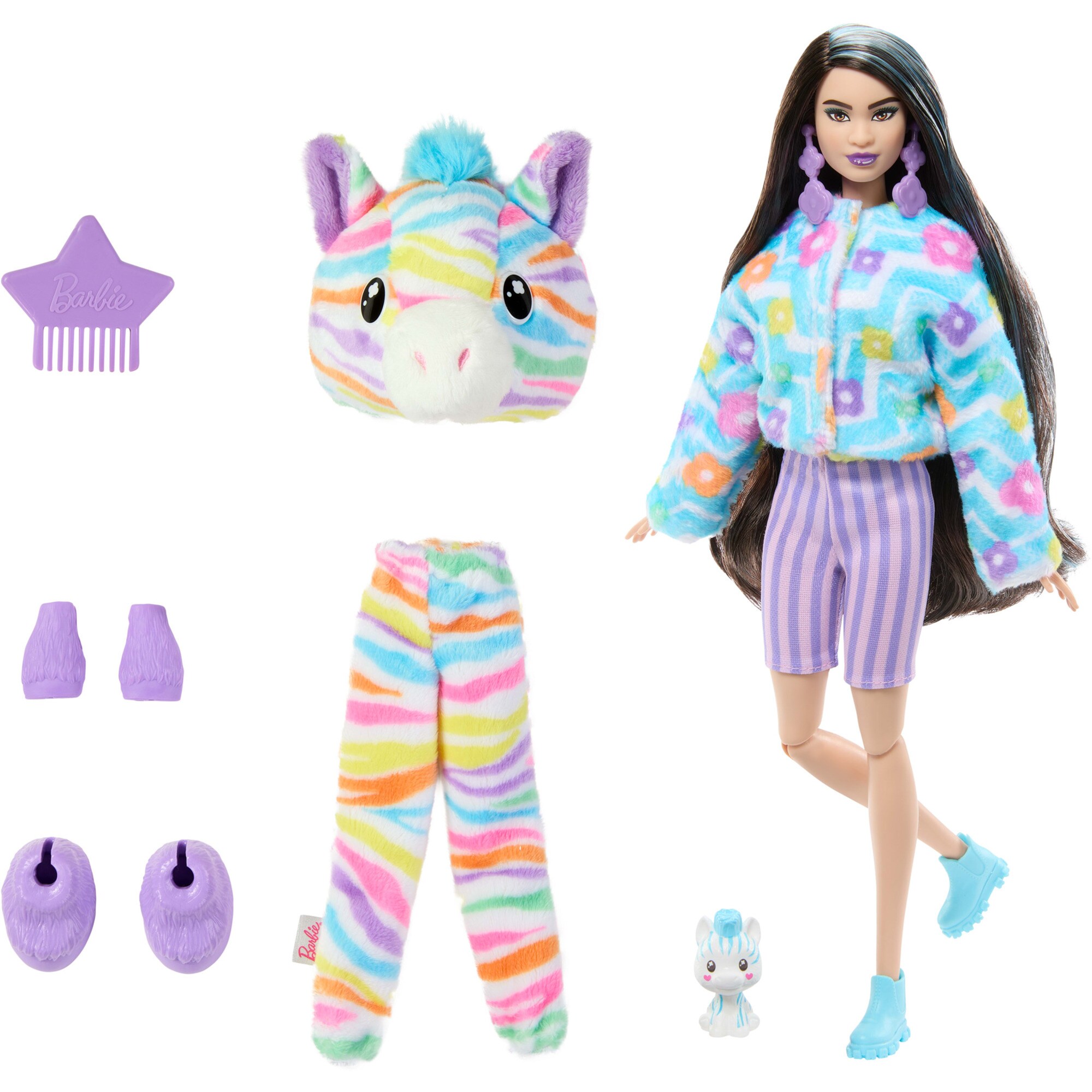 Mattel Spielfigur Barbie Cutie Reveal Color Dream Series - Zebra