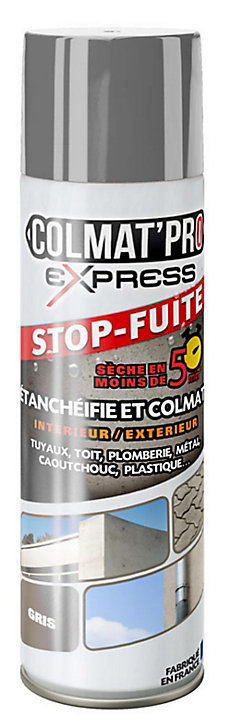 Colmatpro express 300 ml gris stop fuite