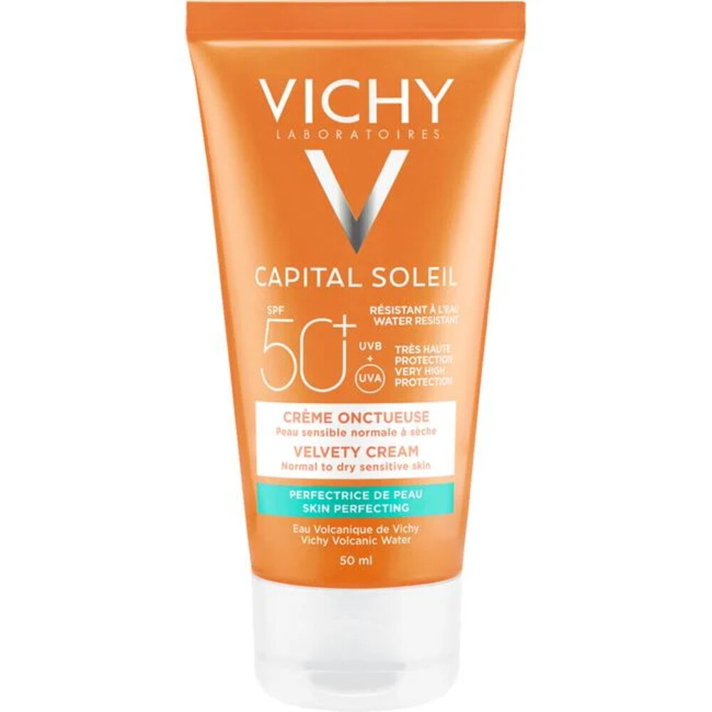 Vichy Capital Soleil Fluweelachtige Crème SPF 50+ Gezicht50 ml