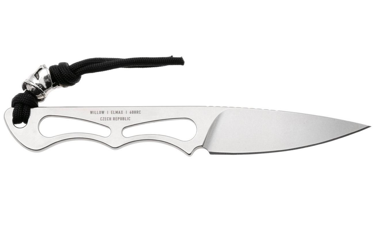 Spartan Blades Willow SBEU1SWKYBK Stonewashed Elmax, vaststaand mes