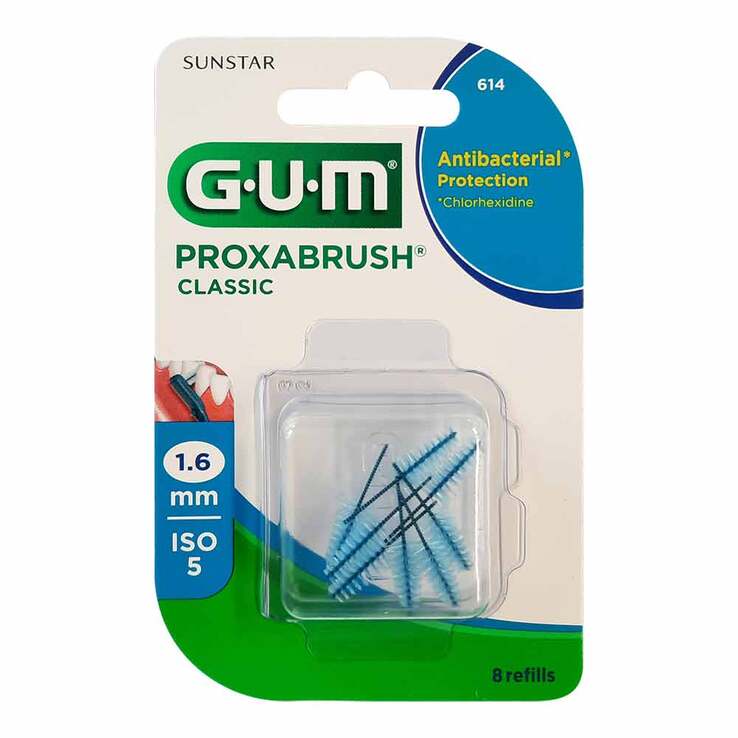 GUM Proxabrush Classic Ersatzbürsten 1,6 mm, 8 St