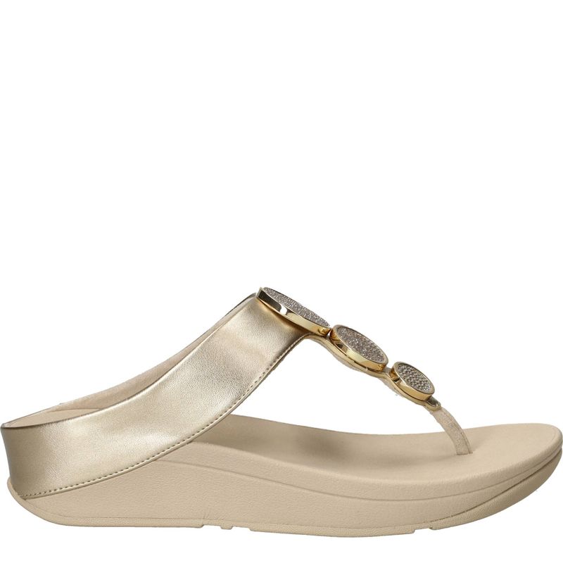 FitFlop Halo Teenslippers Goud Dames