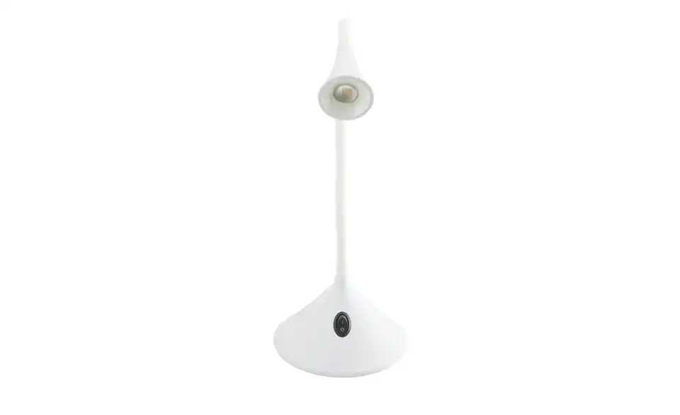 LED Tischleuchte, 1-flammig lackiert, Weiß