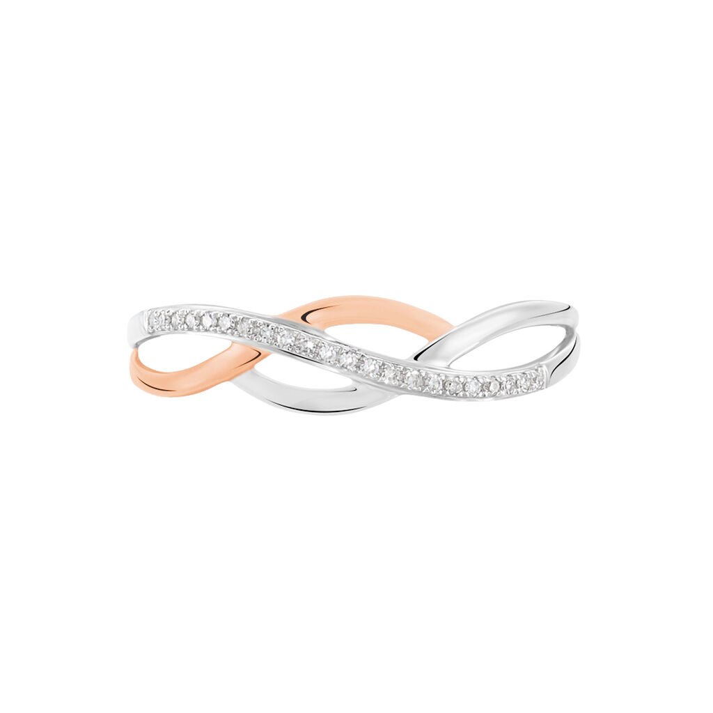 Bague Batista Or Bicolore Diamant