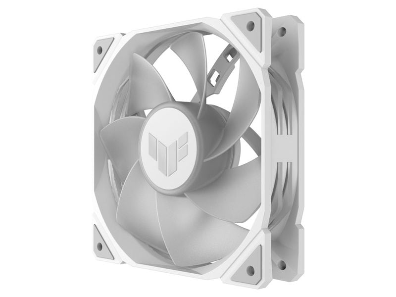 ASUS PC-Lüfter TUF Gaming TR120 ARGB Reverse Weiss Leistungsstarker 120-mm ARGB-Lüfter mit PWM-Steuerung