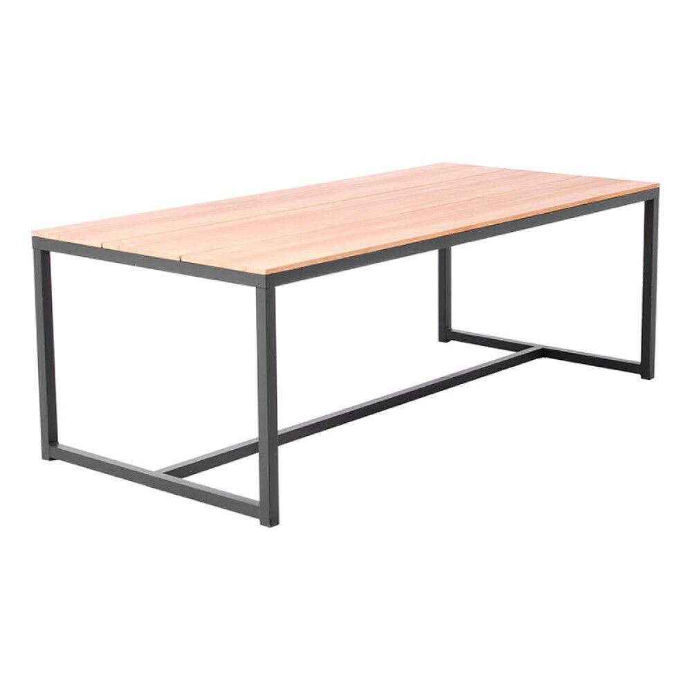SPISEBORD SENSUM EKSJÖ TEAK 200X100CM SVART
