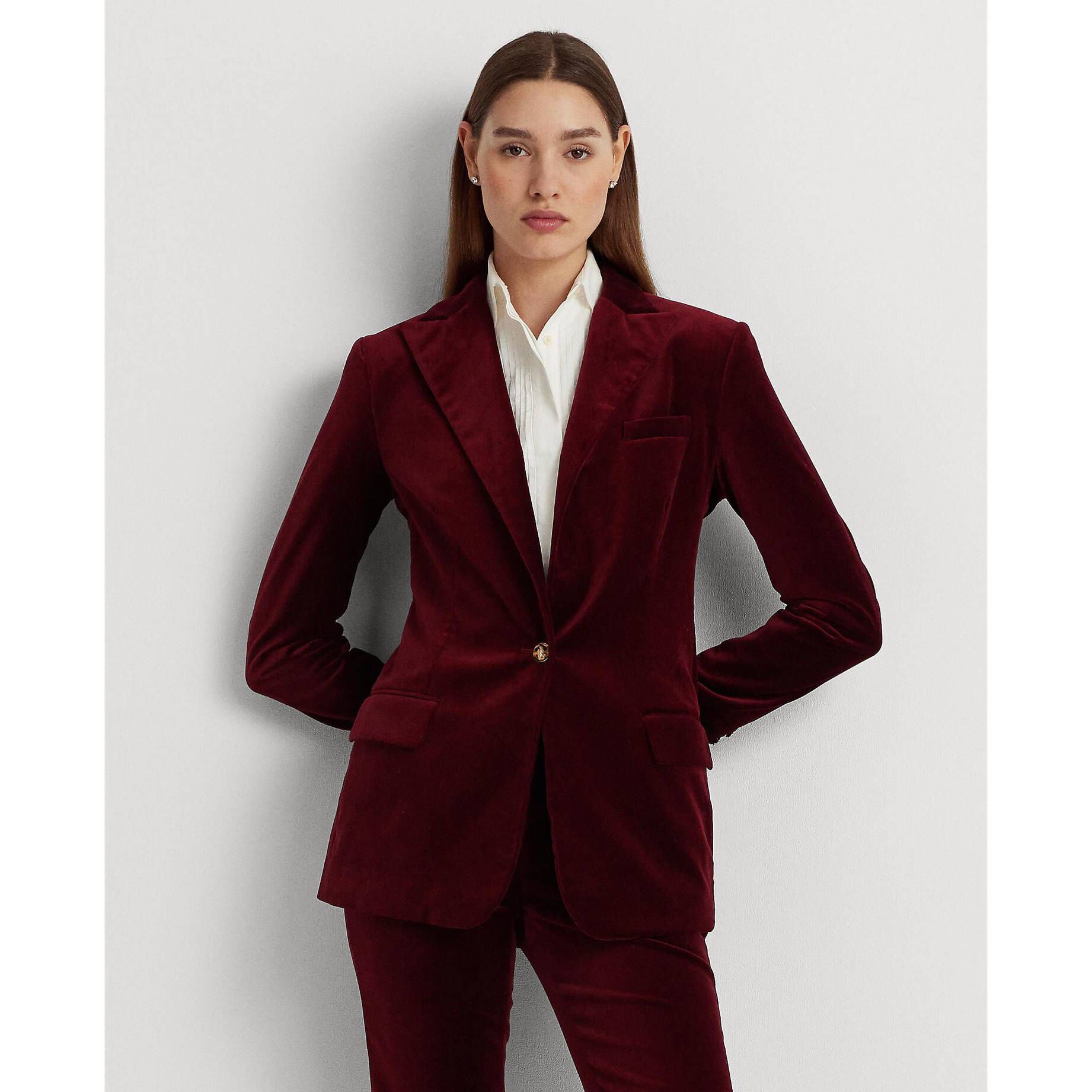 Lauren Ralph Lauren| Damen Samtblazer