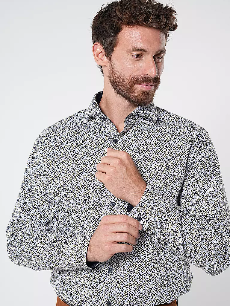 BRAX Hemd Modern Fit HAROLD  olive
