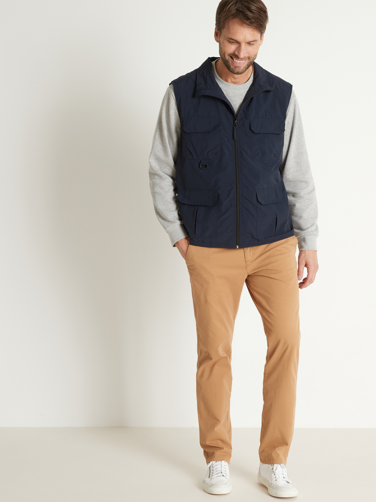 Blouson sans manches multipoches
