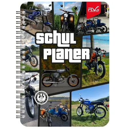 FLVG Gymnasial-, Schul- und Studienplaner zweitakt Moped Onkel Schwerdt, A5, 24/25