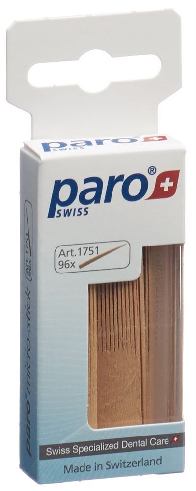 PARO Micro Sticks Zahnhölzer<br>96 Stück, superfein
