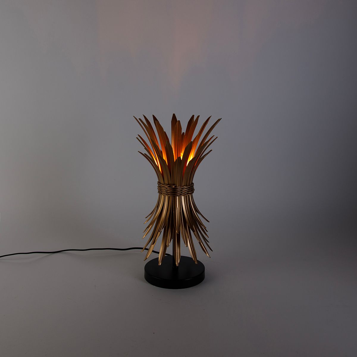 Art Deco tafellamp goud - Wesley